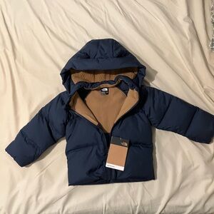 The North Face Kids Dark Blue Puffer Jacket NWT